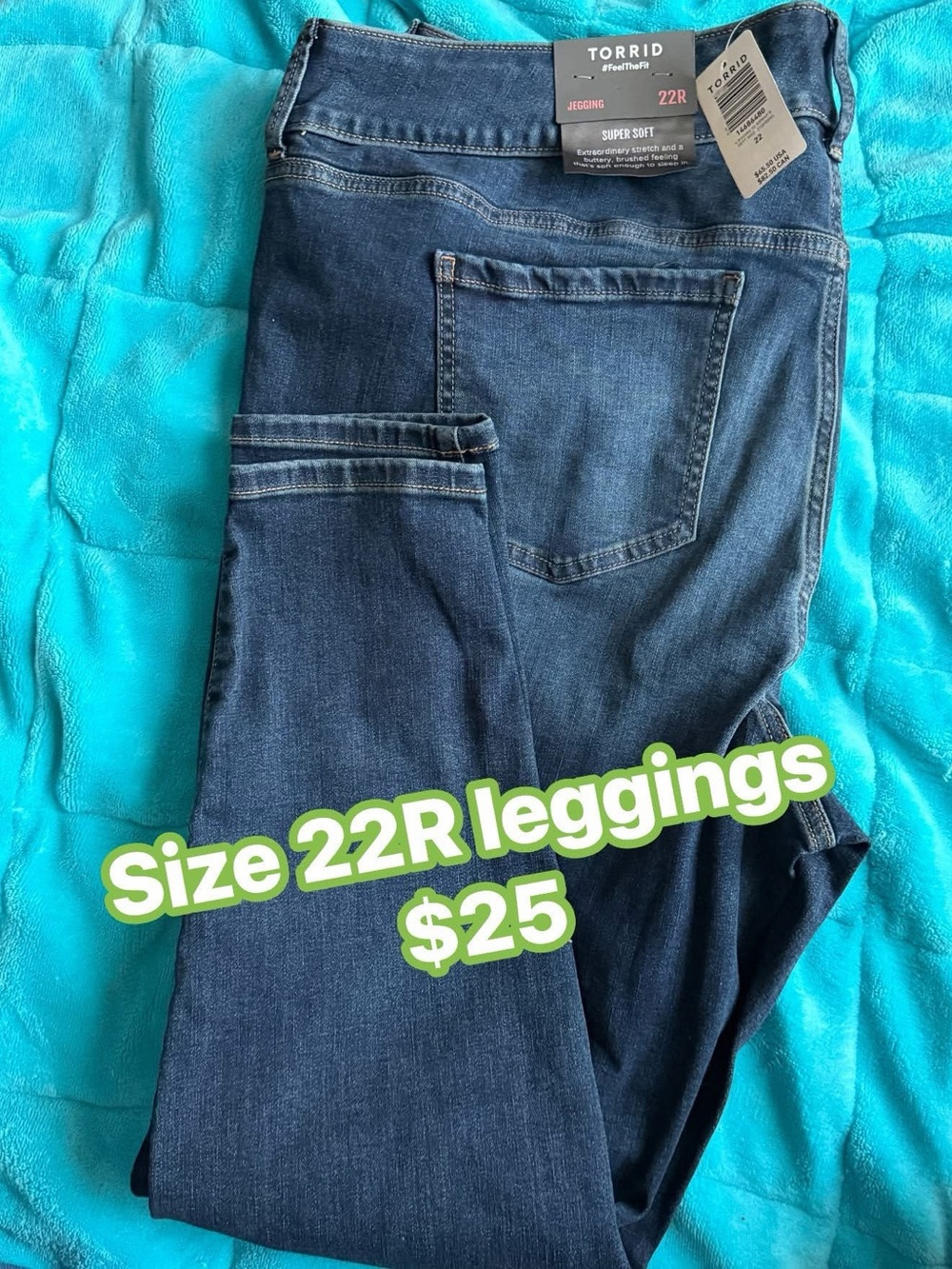 torrid Dark Blue Super Soft Jeggings